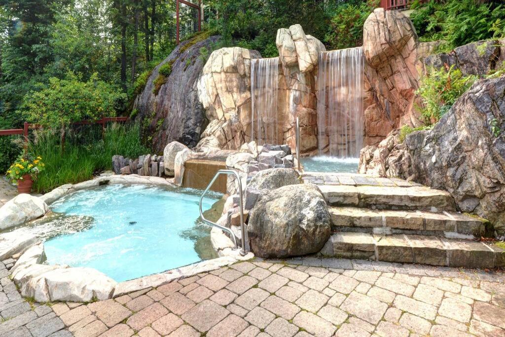 Les Eaux - 2Bdrs W Pool & Hot Tub Near Village 5 蒙特朗布朗 外观 照片
